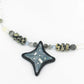 Detial of Polymerclay Natural Stone Star Beaded Necklace